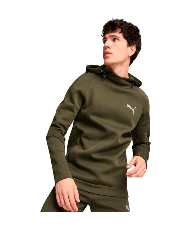 Sudadera Puma Evostripe Hoodie  Hombre Verde