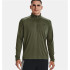 Camiseta de Fitness Under Armour Tech 2.0 1/2 Zip Hombre Verde