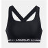 Sujetador Deportivo de Fitness Under Armour Crossback Mid Mujer Negro
