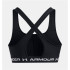 Sujetador Deportivo de Fitness Under Armour Crossback Mid Mujer Negro