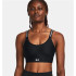 Sujetador Deportivo de Fitness Under Armour Infinity Mid 2.0 Mujer Negro