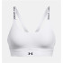 Sujetador Deportivo de Fitness Under Armour Infinity Mid 2.0 Mujer Blanco