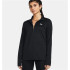 Camiseta de Fitness Under Armour Tech 1/2 Zip- Solid Mujer Negro