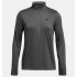 Camiseta de Fitness Under Armour Tech 1/2 Zip- Solid Mujer Gris