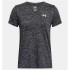 Camiseta de Fitness Under Armour Tech SSV- Twist Mujer Negro