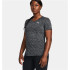 Camiseta de Fitness Under Armour Tech SSV- Twist Mujer Negro
