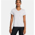 Camiseta de Fitness Under Armour Tech SSV- Twist Mujer Gris