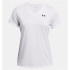 Camiseta de Fitness Under Armour Tech SSV- Solid Mujer Blanco