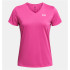 Camiseta de Fitness Under Armour Tech SSV- Solid Mujer Rosa