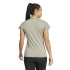 Camiseta adidas Aeroready Train Essentials Minimal Branding V-Neck Mujer Gris