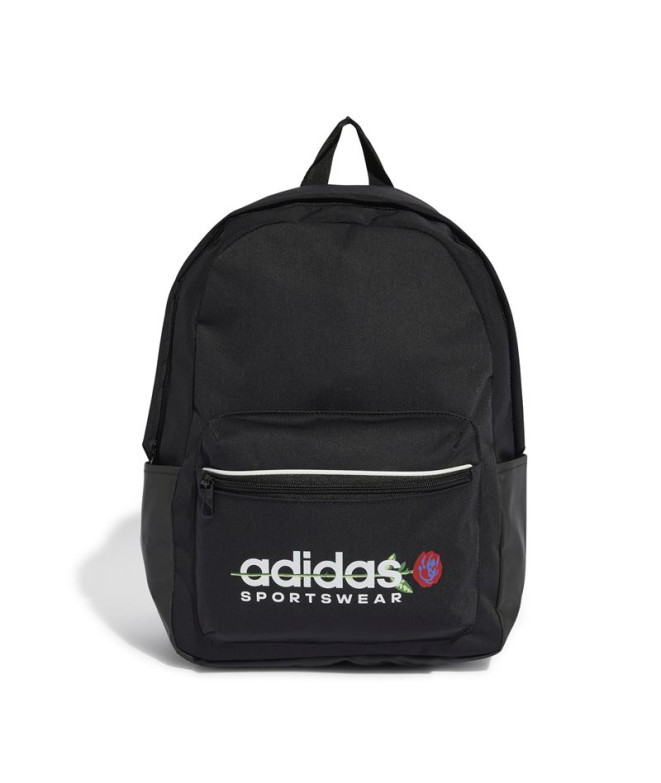 Mochila adidas Flower Backpack Mujer Negro/Blanco