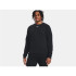 Camiseta de Fitness Under Armour Rival Fleece Crew Hombre Negro