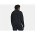 Camiseta de Fitness Under Armour Rival Fleece Crew Hombre Negro