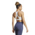 Sujetador Deportivo de Fitness adidas Powerreact Big Logo Graphic Mujer Blanco