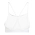 Sujetador Deportivo de Fitness adidas Aeroreact Big Logo Graphic Mujer Blanco