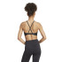 Sujetador Deportivo de Fitness adidas Aeroreact Big Logo Graphic Mujer Negro