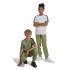 Pantalón adidas Tiberio 3-Stripes Colorblock Infantil Verde