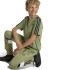 Pantalón adidas Tiberio 3-Stripes Colorblock Infantil Verde