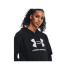 Sudadera de Fitness Under Armour Rival Fleece Big Logo Mujer Negro