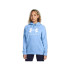 Sudadera de Fitness Under Armour Rival Fleece Big Logo Mujer Azul