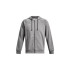 Chaqueta de Fitness Under Armour Rival Fleece Fz Hombre Gris