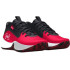 Zapatillas de Baloncesto Under Armour Lockdown 7 Infantil Rojo