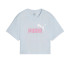 Camiseta Puma Girls Logo Cropped Niña