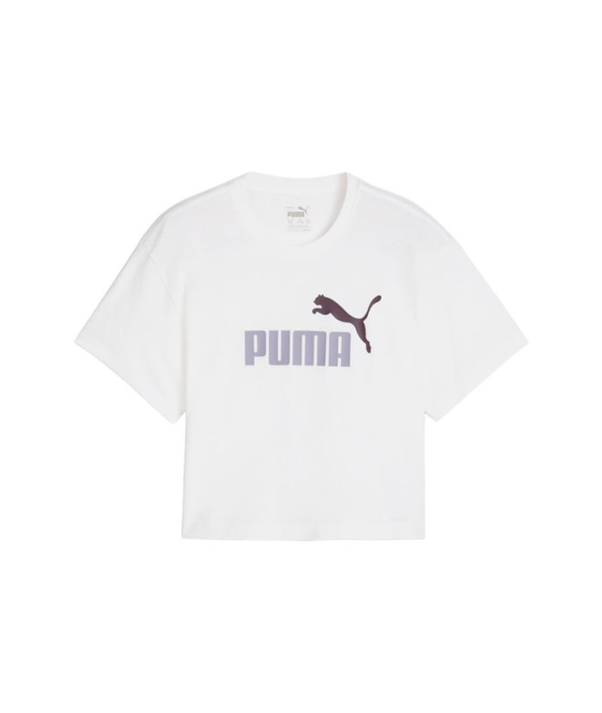 Camiseta Puma Girls Logo Cropped Niña