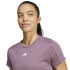 Camiseta adidas Aeroready Train Essentials Minimal Branding Crew Neck Mujer Lila