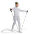 Pantalón de Fitness adidas Aeroready Game & Go Regular Tapered Fleece Mujer Gris