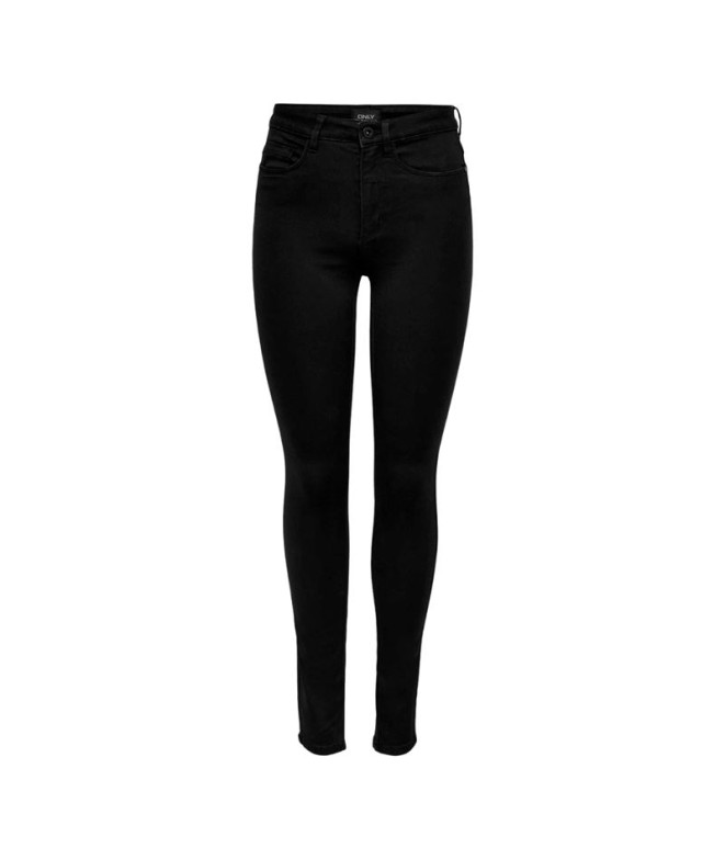 Pantalón Only royal Life HighJeans 600 Negro Mujer