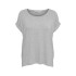Camiseta Only moster S/S Light Gris Mujer