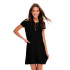 Vestido Only bera Back Lace Up S/S Negro Mujer