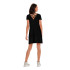 Vestido Only bera Back Lace Up S/S Negro Mujer