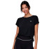 Camiseta ONLY aubree On Negro Mujer