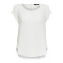 Camiseta Only vic S/S Solid Ptm Cloud Dancer Mujer