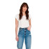 Camiseta Only vic S/S Solid Ptm Cloud Dancer Mujer