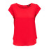 Camiseta Only vic S/S Solid Ptm High Risk Red Mujer