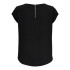 Camiseta Only vic S/S Solid Ptm Negro Mujer