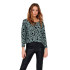 Camiseta Only elcos 4/5 Aop Chinois Verde Mujer