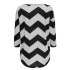 Camiseta Only elcos 4/5 Aop Light Gris Mujer