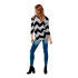 Camiseta Only elcos 4/5 Aop Light Gris Mujer