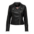 Chaqueta Only Onlgemma Faux Leather Biker Negro Mujer