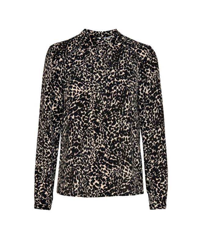 Camiseta Only new Mallory Blouse Aop Blancocap...