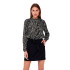 Camiseta Only new Mallory Blouse Aop Blancocap Gray Mujer