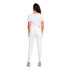 Pantalón Only blush MidRw Ank Rea0730 Blanco Mujer