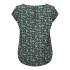 Camiseta Only vic S/S Aop Ptm Balsam Verde Mujer