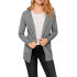 Sudadera Only lesly Open Cardigan Blancocap Gray Mujer