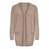 Sudadera Only Onllesly Open Cardigan Beige Mujer