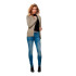 Sudadera Only Onllesly Open Cardigan Beige Mujer